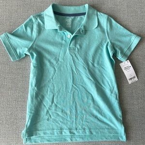 Carters NWT boys polo size 6 turquoise